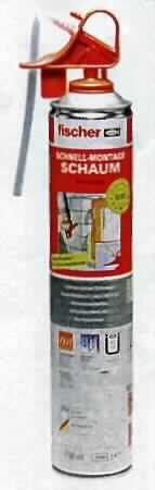 Angaben: Schnell-Montageschaum; zum Dämmen von Rohren und Füllen von Fensteranschlussfugen, Mauerdurchbrüchen u.a.; mit Luftfeuchtigkeit innerhalb von 5 - 8 Stunden aushärtender 1K-Polyurethanschaum; beigefarbenes Aerosol in 750ml-Kartusche mit Fix-Adapter zur dauerhaften Funktion.
 
Befund: Nach Beschaffenheit und Verwendungszweck kennzeichnet sich die Ware als anderer Kitt (Kunststoffkitt).