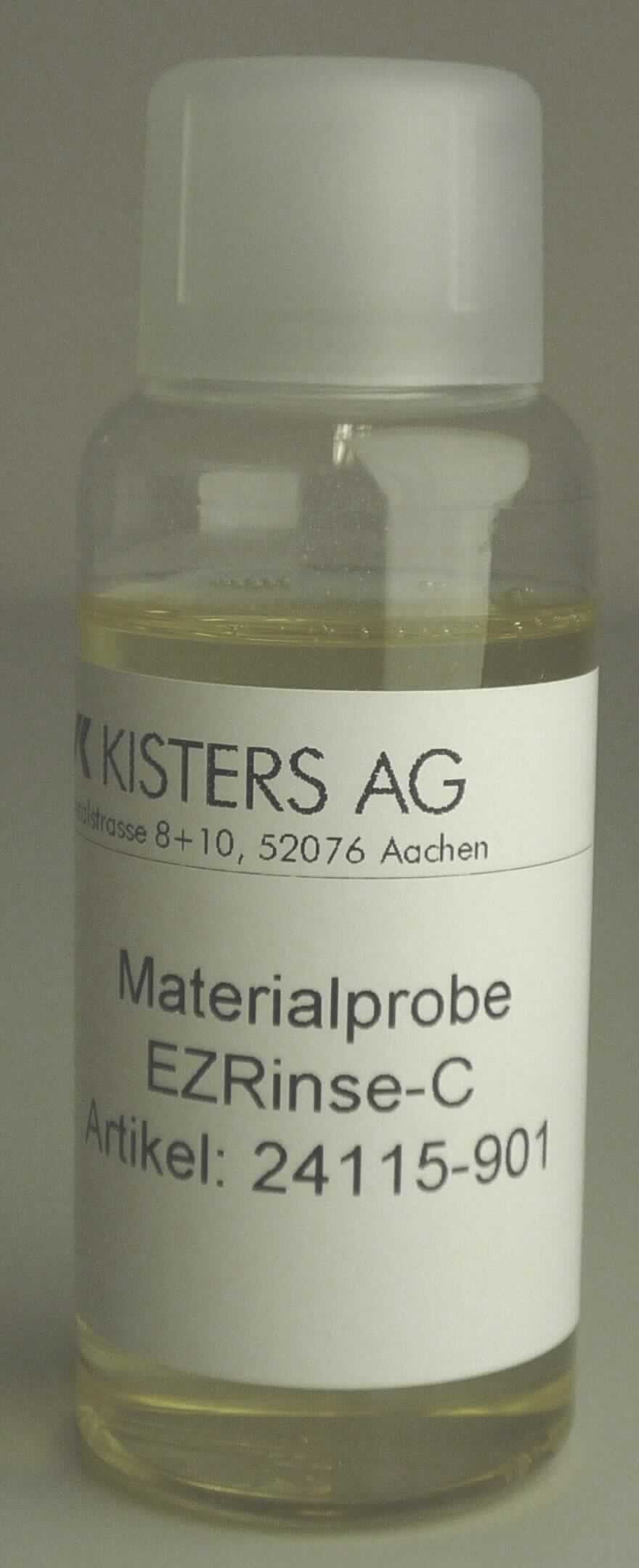 Angaben:
Öliges, organisches Gemisch zur Reinigung von 3D-Druckern.

Feststellungen:
Gelbe, klare Flüssigkeit. Laut GC-MS handelt es sich überwiegend um ein Gemisch aus verschiedenen Fettsäuremethylesten. Der Gesamtgehalt an FAME liegt unter 96,5 GHT.

Befund:
Biodiesel und Biodieselmischungen, kein Erdöl oder Öl aus bituminösen Mineralien enthaltend oder mit einem Gehalt an Erdöl oder Öl aus bituminösen Materialien von weniger als 70 GHT; andere.
