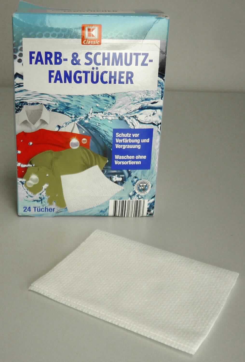 Vliesstoff, sog. Schmutz- und Farbfangtücher, Foto siehe Anlage,
- mit 24 Stück in einer bedruckten Pappschachtel verpackt,
- rechteckig zugeschnitten (somit nicht konfektioniert); laut Antrag in den Abmessungen von 24,5 cm x 12 cm,
- lt. Untersuchungsergebnis:
-- aus einem weißen Vliesstoff aus künstlichen Spinnfasern (lt. Antrag: Viskose),
-- im Wasserstrahl-Verfahren mechanisch verfestigt,
-- keine Filamente und keine heißluftgezogenen (meltblown) Fasern enthaltend,
-- mit einem Quadratmetergewicht von 55 g,
-- weder bestrichen noch überzogen,
-- einlagig.

"Vliesstoff, anderer als in den Unterpositionen 5603 11 bis 5603 14 genannte, mit einem Quadratmetergewicht 
 von mehr als 25 g bis 70 g, nicht bestrichen oder überzogen, anderer als in den Unterpositionen 5603 9290 10 bis
 5603 9290 80 genannte"