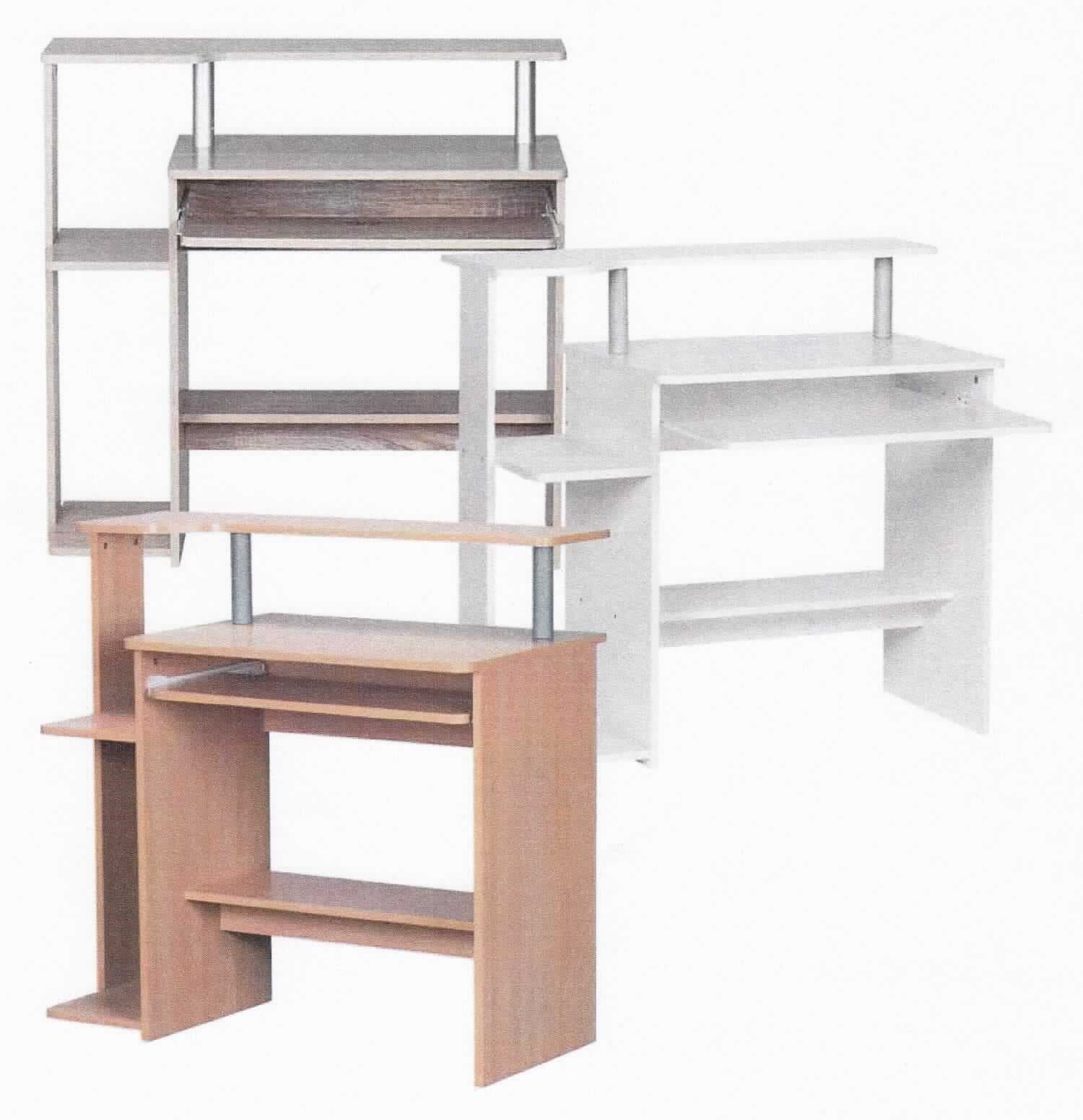 Bei dem sog. "Computertisch Dennis, WL1.163 und WL1.171" handelt es sich um einen ca. 94 x 48 x 90 cm (= B x T x H) großen Computertisch aus Holz (Spanplatte), erhältlich in zwei Farben (WL1.163 Farbe: Buche, WL1.171 Farbe: Sonoma), im Wesentlichen bestehend aus einer rechteckigen Tischplatte auf zwei seitlichen Wangen, einer ausziehbaren Platte (sog. Tastaturauszug), einem weiteren Ablageboden, einer schmalen Ablagefläche auf zwei aus Kunststoff bestehenden Röhren (lt.Antragstellerangaben) an einer Breitseite, sowie einem linksseitigen Anbau mit zwei weiteren Ablageböden.

Charakterbestimmender Stoff auf Grund des Umfangs und der Bedeutung für die Verwendung als Stabilität verleihendes M aterial ist das Holz.

Die Ware ist als "anderes als von den Positionen 9401 und 9402 erfasstes Holzmöbel (Tisch), von der in Büros verwendeten Art, mit einer Höhe von mehr als 80 cm" einzureihen.
