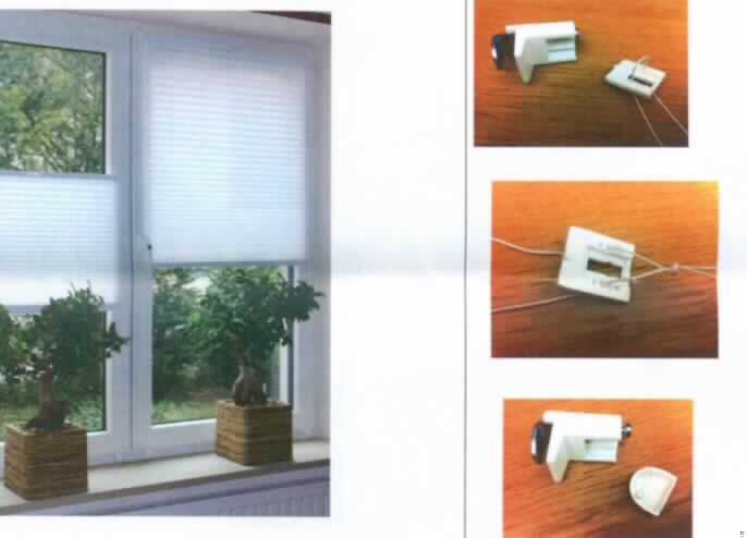 Innenrollo, sog. Fensterplissee (SB Plissee 20 mm), 
- mit Befestigungsmaterial eingehend; in einem klarsichtigen Kunststoffköcher für den Einzelverkauf 
  aufgemacht,
- für Standardfenster mit einer Höhe von bis zu 130 cm bzw. Türen mit einer Höhe von bis zu 220 cm,
- aus einfarbigen Geweben aus lt. Antrag 100 % Polyester (synthetische Chemiefasern); mit einer Ober- und 
  Unterschiene aus lt. Antrag Aluminium, mit Endkappen aus Kunststoff,
- durch Zusammenfügen konfektioniert,
- die Gewebe verleihen der Ware nach dem Umfang und nach der Bedeutung des Stoffes in Bezug auf die
  Verwendung den wesentlichen Charakter.

"Innenrollo, aus Geweben aus Spinnstoff (charakterbestimmend), aus synthetischen Chemiefasern, aus Kunststoff und aus Aluminium"