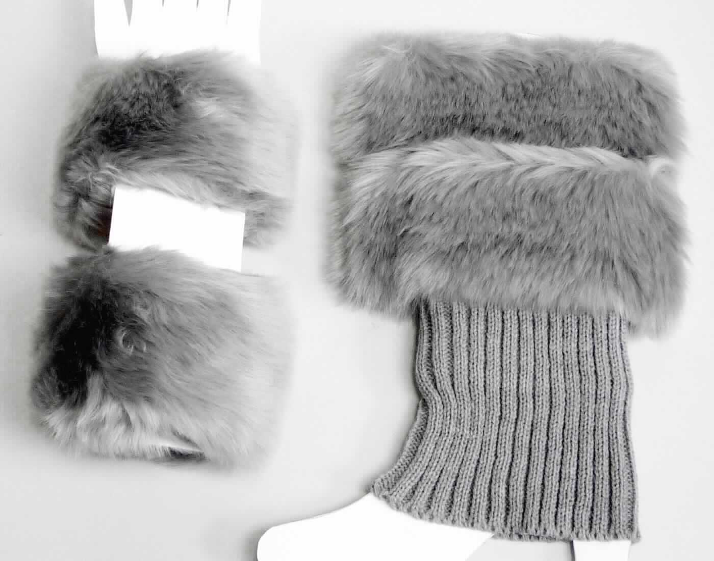 Gamaschenähnliche Waren (lt. Antrag: "Stiefelstulpen"; Foto siehe Anlage)
- aus Spinnstoffen,
- schlauchförmig,
- den Unterschenkel bedeckend (Länge ca. 19 cm),
- ohne Steg oder Fußteil 

"Gamaschenähnliche Ware"