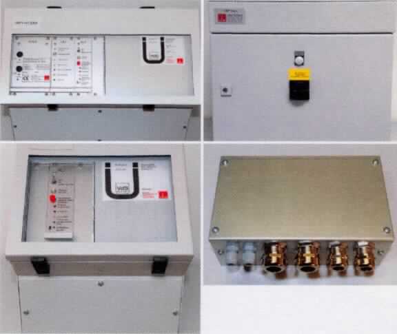 Feststellanlage für Brandschutztore, Art.-Nr. BR 9304),
- aus mehreren mit aktiven und passiven Bauelementen (darunter mehrere Geräte der Pos. 8536) 
  bestückten gedruckten Schaltungen in einem Schrank, für eine Spannung von 230 Volt;
- nicht speicherprogrammierbar;
- bestimmt als Auslösevorrichtung zum Schließen von Brandschutztoren nach Eingang entsprechender 
  Rauchsignale durch externe Sensoren durch elektrisches Ein-/Ausschalten der elelektromagnetischen 
  Feststellvorrichtung (nicht Gegenstand der vZTA);
- als charakterbestimmender Bestandteil in Bezug auf die Verwendung in Warenzusammenstellung in 
  Aufmachung für den Einzelverkauf mit weiteren Komponenten (Sensoren, Lichtschranke, Alarmleuchte 
  etc.) in gemeinsamer Verkaufsumschließung.

Die Warenzusammenstellung ist als "Schrank, mit mehreren Geräten der Pos. 8536 ausgerüstet, zum elektrischen Schalten oder Steuern, keine Vermittlungseinrichtung der Pos. 8517, für eine Spannung von weniger als 1.000 Volt, keine Ware der Unterposition (KN) 8537 1010, nicht speicherprogrammierbar" einzureihen.