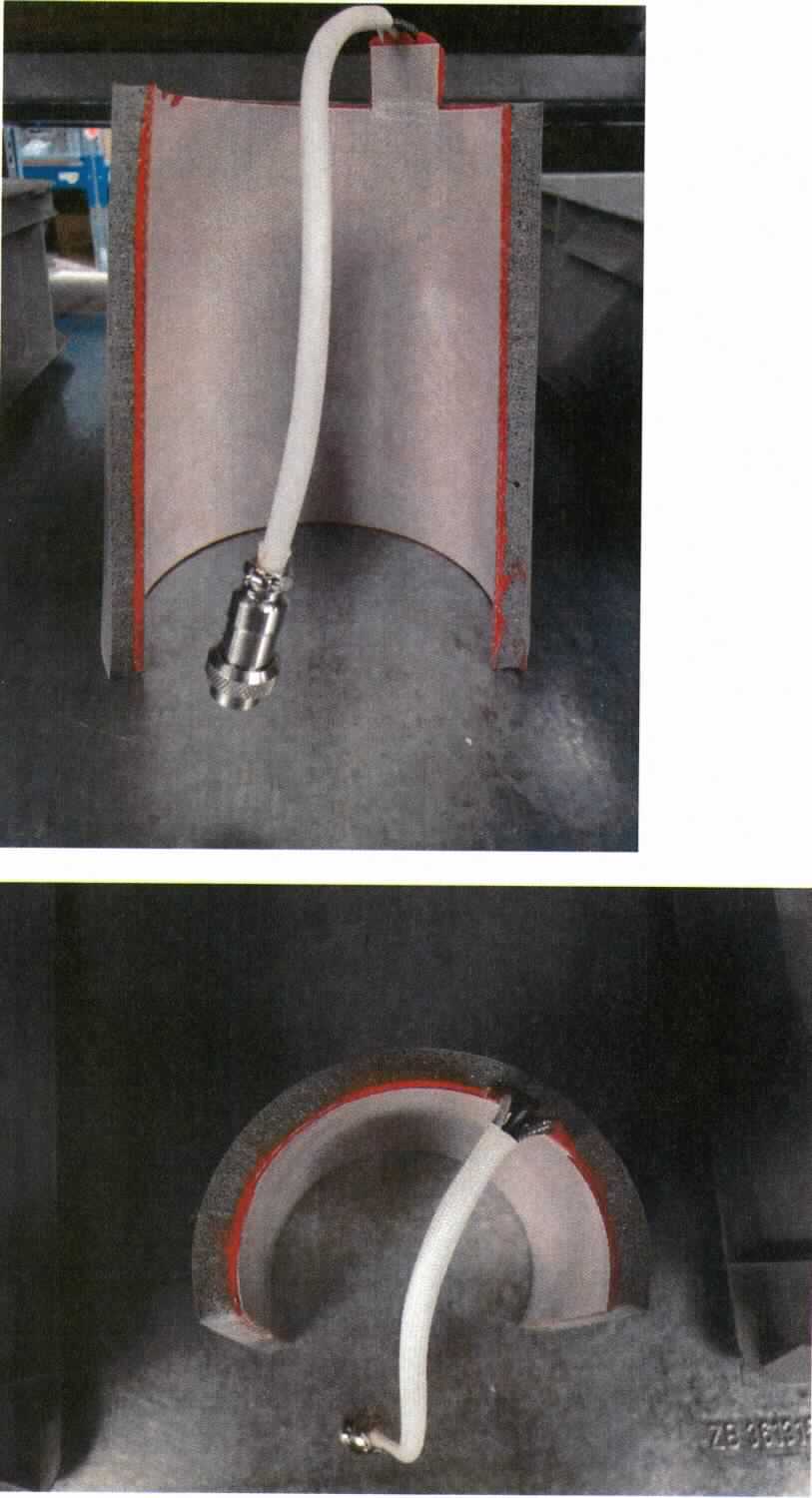 Ersatz-Heizelement, Art.-Nr. MPR-3-K17 (Abbildung siehe Anlage)
- in Form eines konisch zugeschnittenen Fiberglassilikonträgers mit eingebettetem Heizwiderstand 
  und elektrischem Anschluss, aufgebracht und fest verbunden mit einer ca. 1 cm dicken 
  "Bubble-Silicon" Matte (für die Druckverteilung),
- nach Einlegen in einen dem Heizelement angepassten Edelstahlmantel sowie Anschluss und 
  Einsetzen in eine Tassenpresse zum Erhitzen der in das Heizelement eingelegten Druckvorlage 
  und des Druckgutes (große konische Tassen) und gleichzeitig zur gleichmäßigen 
  Druckverteilung auf das Druckgut.

"Teil, erkennbar ausschließlich bestimmt für mechanische Geräte mit eigener Funktion, in Kapitel 84 anderweit weder genannt noch inbegriffen, nicht für Maschinen der Unterposition (KN) 8479 8970, nicht aus Eisen oder Stahl gegossen, keine Ware der Codenummern 8479 9070 10 0 bis 8479 9070 85 0 - Ersatz-Heizelement"