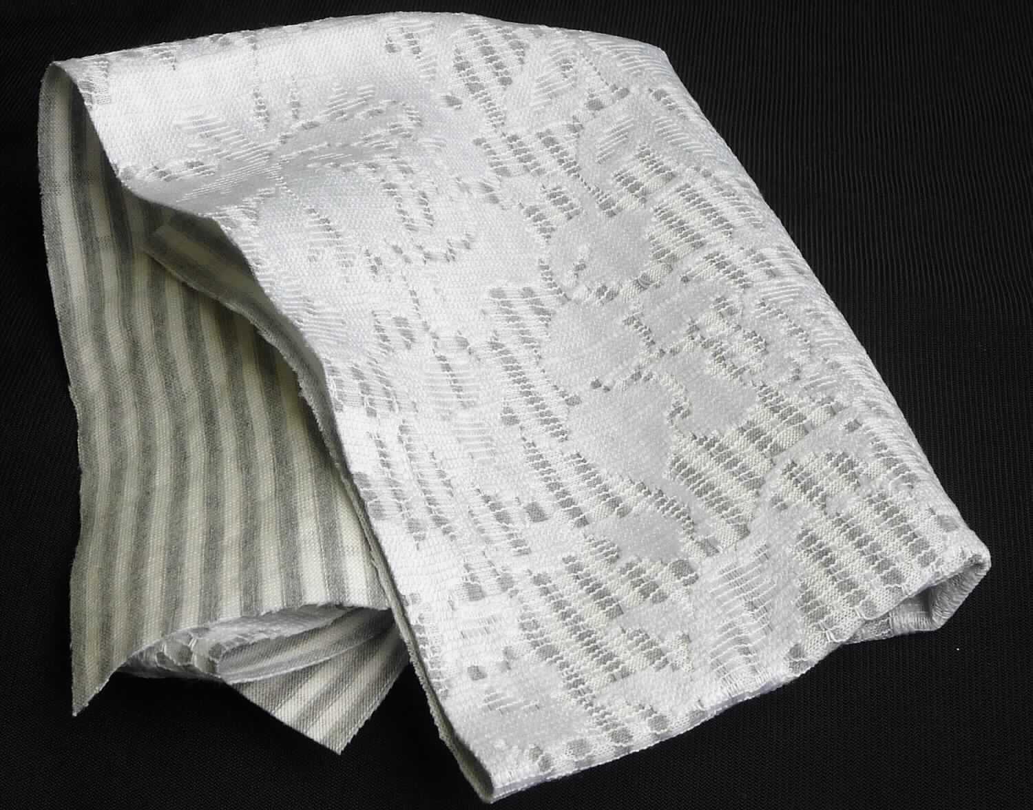 Textillaminat, sog. Oberstoff für Bekleidung, Artikel 6160 - Saison Sommer 2016, Foto siehe Anlage,
- als Meterware, mit einer Breite von laut Antrag 135 cm,
- aus zwei mit ihrer ganzen Fläche aufeinanderliegenden und so miteinander durch Kleben verbundenen Lagen,
- mit einer Oberlage (Schauseite):
-- aus einem ca. 0,5 mm dicken Kettengewirke (Raschelspitze; keine Spitze der Position 5804) aus laut Antrag 
   100 % Polyester (synthetische Chemiefasern); keine Elastomergarne oder Kautschukfäden enthaltend,
-- ohne Flor- oder Schlingenoberfläche,
-- weiß (gebleicht),
- mit einer Unterlage:
-- aus einem ca. 0,5 mm dicken Kuliergewirke aus laut Antrag 60 % Baumwolle und 40 % Polyester; keine
   Elastomergarne oder Kautschukfäden enthaltend,
-- ohne Flor- oder Schlingenoberfläche,
-- buntgewirkt (somit keine Ware der Unterposition 6006 24,
- hinsichtlich des äußeren Erscheinungsbildes herrscht die Oberlage vor, hinsichtlich des Wertes die Unterlage, 
  im Hinblick auf die Dicke sind beide Lagen gleichermaßen charakterbestimmend, somit verleiht keine der 
  beiden Lagen der Ware ihren wesentlichen Charakter und sie ist der von den gleichermaßen in Betracht 
  kommenden Positionen (6005 / 6006) in der Nomenklatur zuletzt genannten zuzuweisen.

"Gewirke, anderes als solche der Positionen 6001 bis 6005, aus Baumwolle, buntgewirkt"