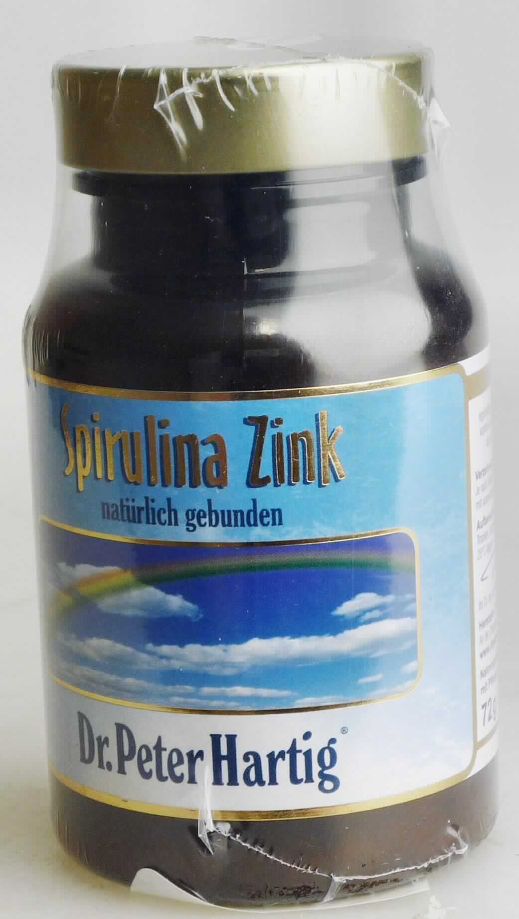 Nahrungsergänzungsmittel; Spirulina mit Zink, als Tablette

Beschreibung der vorgelegten Warenprobe:
Braune Original-Kunststoffdose mit Schraubdeckel und Etikett, das Angaben enthält über den Hersteller, die Produktbezeichnung, den Inhalt (360 Presslinge = 72 g), die Zusammensetzung (Spirulina platensis Mikroalgenpulver mit natürlich gebundenem Zink), den Verwendungszweck (Nahrungsergänzungsmittel) und die Verzehrempfehlung (3 x täglich 3 - 10 Presslinge). In der Dose befinden sich kleine, dunkelgrüne Tabletten mit ca. 0,7 cm Durchmesser.

Einzeller-Mikroorganismen, nicht lebend, andere als Hefen