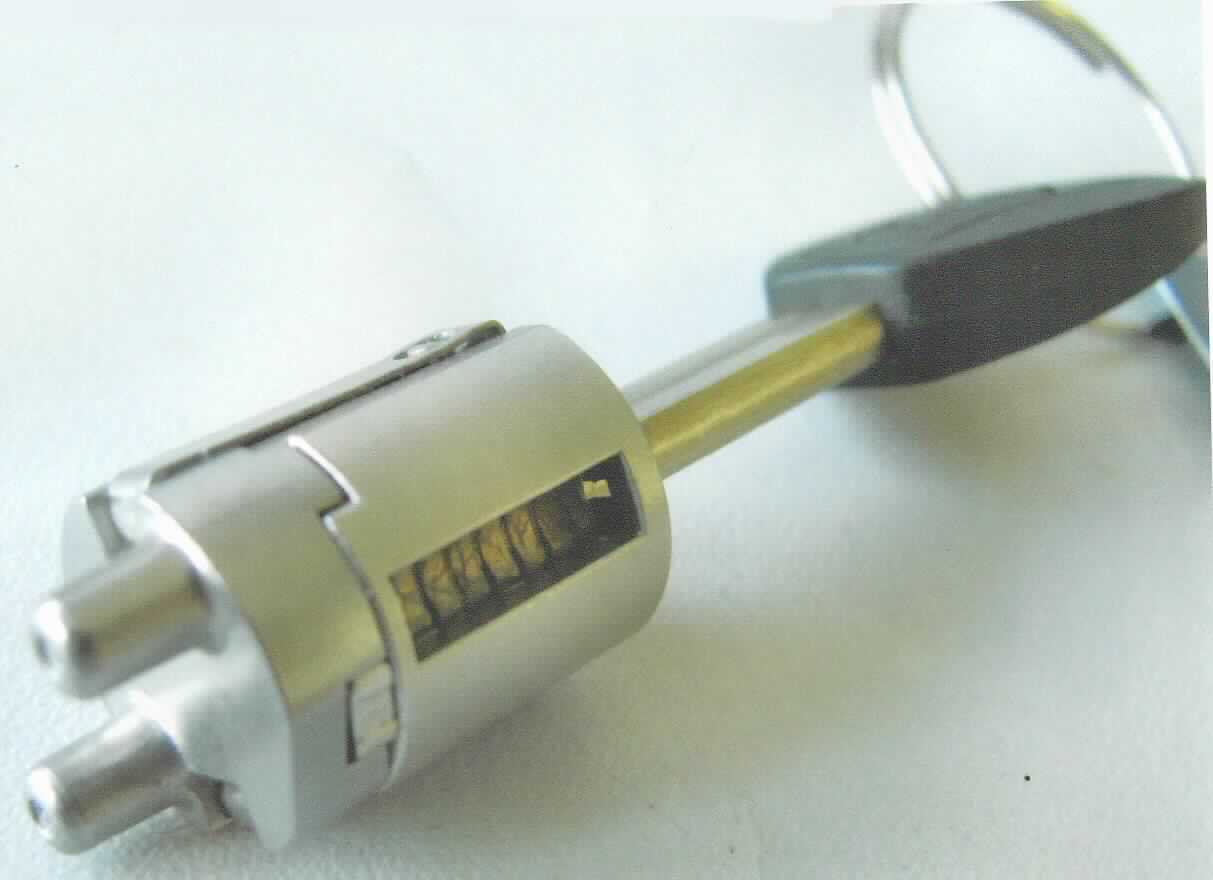 Es handelt sich um nahezu kreiszylindrische Erzeugnisse (Durchmesser: etwa 13,8 mm) aus Stahl, die mit für ihre Verwendung entsprechenden Aussparungen versehen und an einem Ende zu zwei "Nasen" ausgearbeitet sind.
Die Waren dienen als Aufsatz und werden passgenau auf einen Schließzylinder (nicht Gegenstand dieser vZTA) gesetzt. 
-Antragstellerangaben-

Abbildung siehe Anlage.

Derartige Erzeugnisse gehören als "Teile aus unedlen Metallen von Schlössern aus unedlen Metallen" zum TARIC-Code 8301 6000 00.