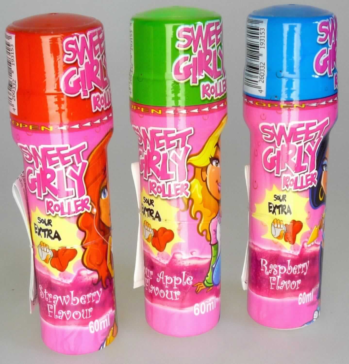Candy Roller, flüssige Zuckerware in verschiedenen Geschmacksrichtungen

Beschaffenheit der vorgelegten Warenmuster:
In pinkfarbene, buntbedruckte Folie eingeschweißte, weiße Kunststoffflaschen, die mit einer drehbaren, nicht ent-
fernbaren Kunststoffkugel und zusätzlich mit einem transparenten roten, blauen oder grünen Schraubdeckel ver-
schlossen sind; auf der Folie aufgedruckt u. a. die Warenbezeichnung, die Geschmacksrichtung (Erdbeer, Him-
beer oder Apfel) und die Inhaltsmenge (60 ml); auf einem zusätzlich angebrachten neutralen, weißen Etikett 
Angaben u.a. zu den Zutaten (Wasser, Zucker, Aroma, u. a.) und zum Nährwert.
Inhalt: Klare, farblose, sirupöse Flüssigkeit; Geruch nach Erdbeer-, Himbeer- oder Apfelaroma; Geschmack süß, 
säuerlich, aromatisiert; aufgrund der Aufmachung nicht unmittelbar trinkbar.

Gehalt an Saccharose, einschließlich Invertzucker als Saccharose berechnet, oder Isoglucose als Saccharose 
berechnet (gem. Antragsangaben): weniger als 70 GHT

Lebensmittelzubereitung, anderweit weder genannt noch inbegriffen, aromatisierter oder gefärbter Zuckersirup, 
kein Isoglucose-, Lactose-, Glucose- oder Maltodextrinsirup, weniger als 70 GHT Saccharose (einschließlich 
Invertzucker als Saccharose berechnet) oder Isoglucose (als Saccharose berechnet) enthaltend; kein Getränk 
der Position 2202 der KN, da die Flüssigkeit ohne Zerstörung der Verpackung nur als dünner Film abgeleckt 
werden kann.