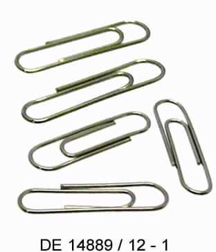 Es handelt sich um 85 Büroklammern mit einer Länge von etwa 2,4 cm aus unedlem Metall (Stahldraht).

Die Erzeugnisse sind gemeinsam mit Reißnägeln, Bilderhaken, Bildaufhängern, Nägeln, Regalhaltern, Schlüsselanhängern, Schlüsselkappen und Pinnwandstiften (insgesamt 650-teilig) in einer 13-fach unterteilten, verschließbaren Kunststoffbox mit aufklappbarem Deckel und Tragegriff verpackt.
- Antragstellerangaben -

Es handelt sich aufgrund des fehlenden gemeinsamen Bedarfs nicht um eine Warenzusammenstellung.

Abbildung siehe Anlage.

Derartige Erzeugnisse gehören als "Briefklammern aus unedlen Metallen" zur Codenummer 8305 9000 00 0 des Zolltarifs.