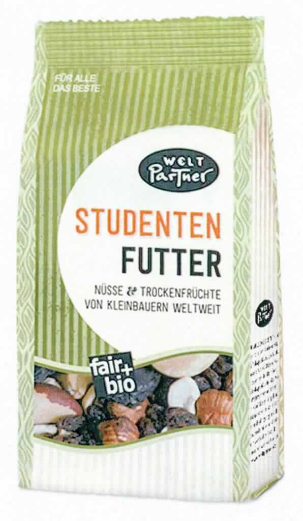 Studentenfutter

Beschaffenheit des vorgelegten Warenmusters:
Grün-beigefarbener Folienbeutel mit Sichtfenster; darauf aufgedruckt die Warenbezeichnung "Studentenfutter" 
sowie Angaben u. a. zu den Zutaten (Nüsse, Trockenfrüchte), zum Nährwert und zur Inhaltsmenge (200 g).
Inhalt: Mischung aus Rosinen, getrockneten Pflaumenhälften, nicht gerösteten Haselnusskernen mit vollstän-
digem, festanhaftenden Samenhäutchen, enthäuteten, nicht gerösteten Cashewkernen und unvollständig ent-
häuteten Paranusskernen.

Mischung von getrockneten Früchten oder Schalenfrüchten der Positionen 0801 bis 0806, mit Pflaumen, 
Haselnüsse enthaltend
