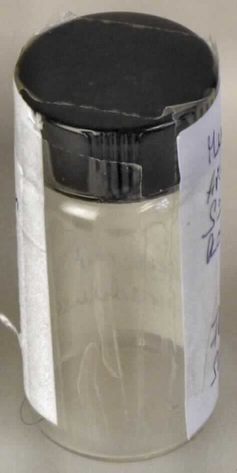 Glaswaren für Laboratorien, sog. Szintillations-Fläschchen (komplett), Foto siehe Anlage,
- in Form eines zylinderförmigen Fläschchens,
- aus Glas mit (laut Antragsangaben) einem linearen Ausdehnungskoeffizienten von weniger 
  als 5 x 10-6 je Kelvin in einem Temperaturbereich von 0 °C bis 300 °C (sog. Borosilikatglas),
- mit einem Schraubverschluss aus Kunststoff,
- mit einer Länge von ca. 6 cm und einem Durchmesser von ca. 2,5 cm,
- zur Verwendung in einem mobilen Labormessgerät zur Untersuchung von Wasserproben.

"Glaswaren für Laboratorien, aus anderem als in der Unterposition 7017 1000 genanntem Glas, 
 mit einem linearen Ausdehnungskoeffizienten von 5 x 10-6 oder weniger je Kelvin in einem
 Temperaturbereich von 0 °C bis 300 °C"