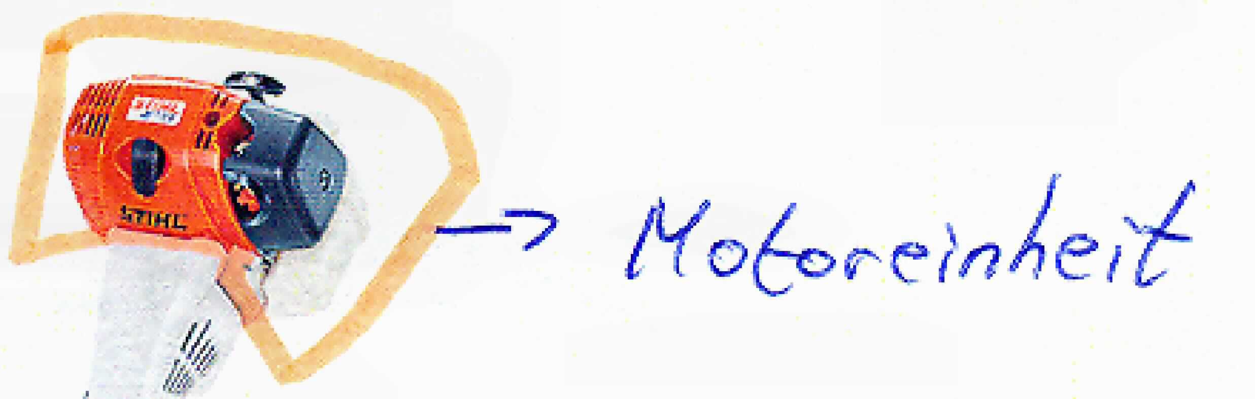 Motor,
- in Form eines Einzylinder-Viertaktmotor für Benzin-Öl-Gemisch (Verhältnis 1:50) mit Kraftstofftank 
  (Volumen: 710 cm³), Anwurfvorrichtung und Schalldämpfer (Abbildung siehe Anlage),
- mit einem Hubraum von 36,3 cm³ und einer Motorleistung von 1,4 kW,
- zum Einbau in einen sog. Freischneider (Gerät zum Mähen von Gras oder Gestrüpp an Straßenrändern 
  sowie zur Waldpflege).

"Hubkolbenverbrennungsmotor mit Fremdzündung, nicht für Luft- oder Wasserfahrzeuge, nicht zum Antrieb von
Fahrzeugen des Kapitels 87, mit einem Hubraum von nicht mehr als 250 ccm³, keine Ware der Codenummern
8407 9010 10 0 und 8407 9010 20 0"
