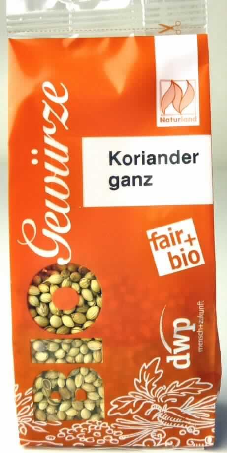 Nach den Angaben der Antragstellerin und der vorliegenden Warenprobe handelt es sich um ganze, kugelförmige, gelblich-bräunliche, getrocknete Korianderfrüchte.

Die Ware ist in Kunststoffverpackungen zu 50 Gramm für den Einzelverkauf aufgemacht.

Zolltarifrechtlich handelt es sich um Korianderfrüchte.