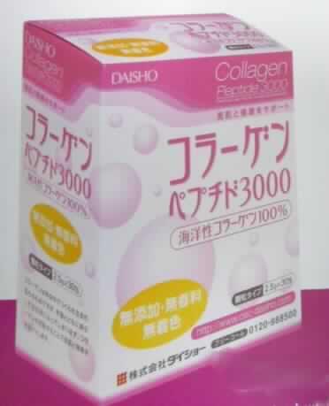 Angaben: Collagen Peptide 3000 Nahrungsergänzungsmittel; Proteinhydrolysat, hergestellt aus der Haut von Speisefischen durch enzymatischen Collagenabbau; äußere Beschaffenheit: weißes, großkörniges Pulver, wasserlöslich.
Befund: Peptone (Eiweißhydrolysat).