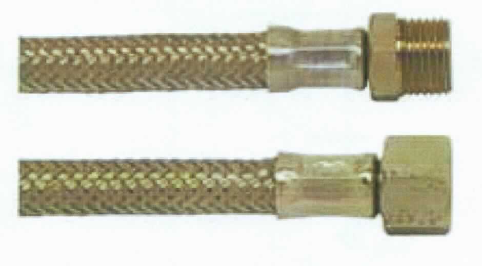 Es handelt sich um etwa 600 mm lange, flexible Schläuche aus einem Drahtgeflecht aus Stahl mit Innenschlauch aus Kautschuk (EPDM). Die Erzeugnisse sind an beiden Enden jeweils mit einer Presshülse aus Stahl und einem Verbindungsstück aus einer Kupfer-Zink-Legierung mit gewichtsmäßig vorherrschendem Kupfergehalt (Messing) mit Innengewinde (1/2") bzw. Außengewinde (1/2") ausgestattet. Sie werden als Armaturenschläuche im Sanitärbereich verwendet.
Die unedlen Metalle sind aufgrund des Umfangs und des Wertes gegenüber dem Kunststoff charakterbestimmend. Kupfer herrscht gegenüber Stahl gewichtsmäßig vor.
- Antragstellerangaben - 

Abbildung siehe Anlage.

Derartige Erzeugnisse gehören als "andere Schläuche aus unedlen Metallen (Kupfer), auch mit Verbindungsstücken" zur Codenummer 8307 9000 90 0 des Zolltarifs.