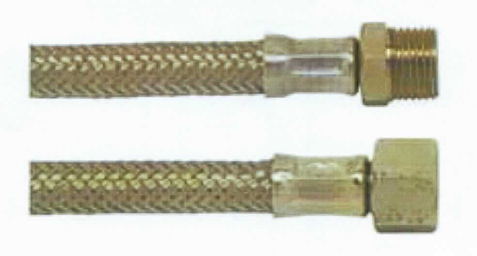 Es handelt sich um etwa 200 mm lange, flexible Schläuche aus einem Drahtgeflecht aus Stahl mit Innenschlauch aus Kunststoff und an beiden Enden mit einem Verbindungsstück aus einer Kupfer-Zink-Legierung mit gewichtsmäßig vorherrschendem Kupfergehalt (Messing) mit Innen- bzw. Außengewinde (3/8") sowie einer Presshülse aus Stahl. Die Erzeugnisse werden als Armaturenschläuche im Sanitärbereich verwendet.
Die unedlen Metalle sind aufgrund des Umfangs gegenüber Kunststoff charakterbestimmend. Kupfer herrscht gegenüber Stahl gewichtsmäßig vor.
- Antragstellerangaben - 

Abbildung siehe Anlage.

Derartige Erzeugnisse gehören als "andere Schläuche aus unedlen Metallen, auch mit Verbindungsstücken" zur Codenummer 8307 9000 90 0 des Elektronischen Zolltarifs.