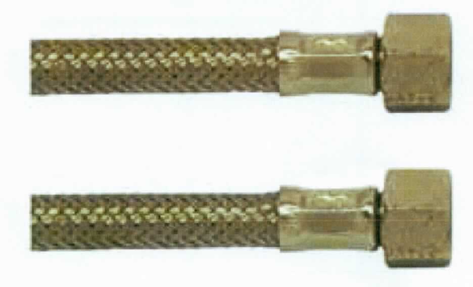 Es handelt sich um etwa 600 mm lange, flexible Schläuche aus einem Drahtgeflecht aus Stahl mit Innenschlauch aus Kunststoff und an beiden Enden mit einem Verbindungsstück aus einer Kupfer-Zink-Legierung mit gewichtsmäßig vorherrschendem Kupfergehalt (Messing) mit Innengewinde (3/8") sowie einer Presshülse aus Stahl. Die Erzeugnisse werden als Armaturenschläuche im Sanitärbereich verwendet.
Die unedlen Metalle sind aufgrund des Umfangs gegenüber Kunststoff charakterbestimmend. Kupfer herrscht gegenüber Stahl gewichtsmäßig vor.
- Antragstellerangaben - 

Abbildung siehe Anlage.

Derartige Erzeugnisse gehören als "andere Schläuche aus unedlen Metallen, auch mit Verbindungsstücken" zur Codenummer 8307 9000 90 0 des Elektronischen Zolltarifs.