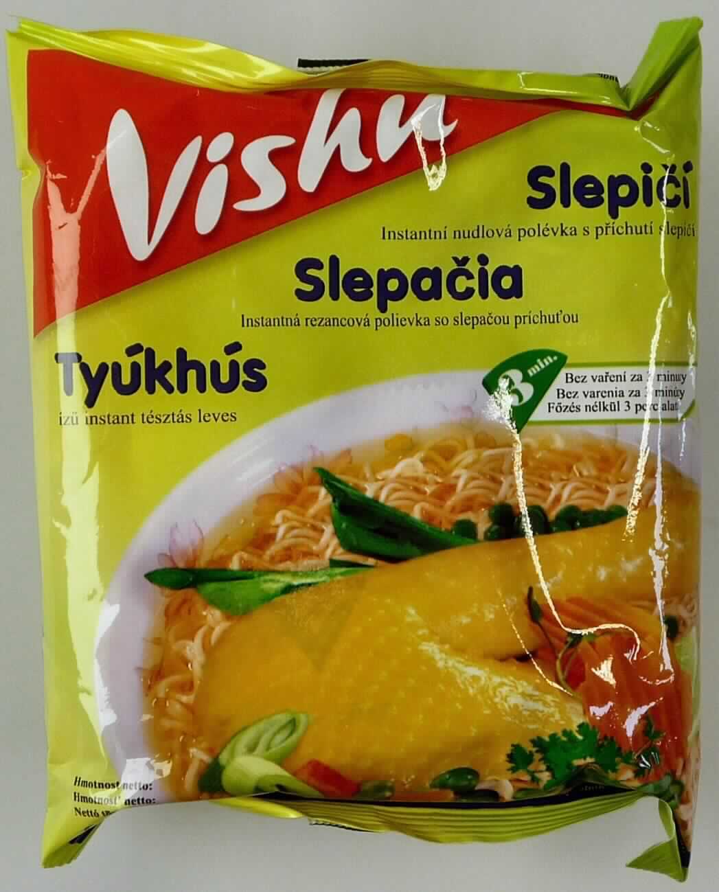 Instant Nudelsuppe

Antragsangaben: Instant Nudelsuppe, Huhngeschmack (VISHU Instant Noodle Soup Artificial Chicken Flavour)

Beschreibung des vorgelegten Warenmusters:
Gelbe, dünne (Durchmesser ca. 2 mm), gewellte, krosse, fettig-geröstet schmeckende Fadennudeln in Form eines rechteckigen Knäuels von ca. 9 x 9 x 2,5 cm. Beiliegend ein verschweißter Folienbeutel mit hellgelbem, klarem Öl und ein Tütchen (Aufdruck: Soup powder) mit einem, hellbraunen, kristallinen Suppenpulver mit kleinen, getrockneten Gemüsestückchen. Die genannten Bestandteile sind gemeinsam originalverpackt in einem gelben, verschweißten Folienbeutel mit Angaben zum Inhalt "Instant Noodles Soup - Artificial Chicken Flavour -  60 g", zu den Zutaten (siehe Feld 8) und zur Zubereitungsdauer (3 Min.). Es liegt eine Warenzusammenstellung in Aufmachung für den Einzelverkauf vor, die zur Herstellung einer Nudelsuppe vorgesehen ist. Der Charakter wird durch die Nudeln bestimmt, da diese den größten Teil der Ware ausmachen.

Teigware, durch Frittieren zubereitet, nicht getrocknet