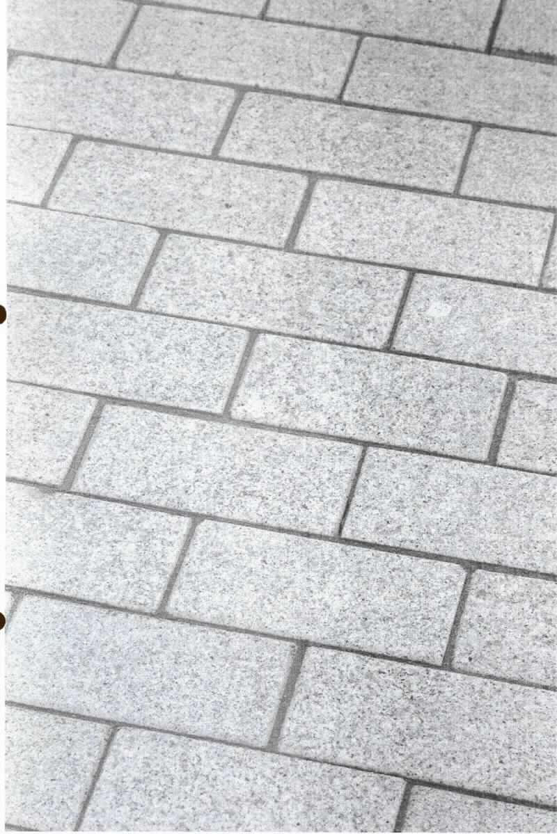 Angaben:
Systempflastersteine BRAVO EXACTA-geflammt- 
Bearbeitung: Oberfläche geflammt, Kanten gefast, Seiten gesägt 
Farbe: edelgrau
Material: Granit
Herkunft: China  
Größe: 20 x 10 x 5 cm 140 kg /qm

Befund:
Bearbeitete Werksteine und Waren daraus