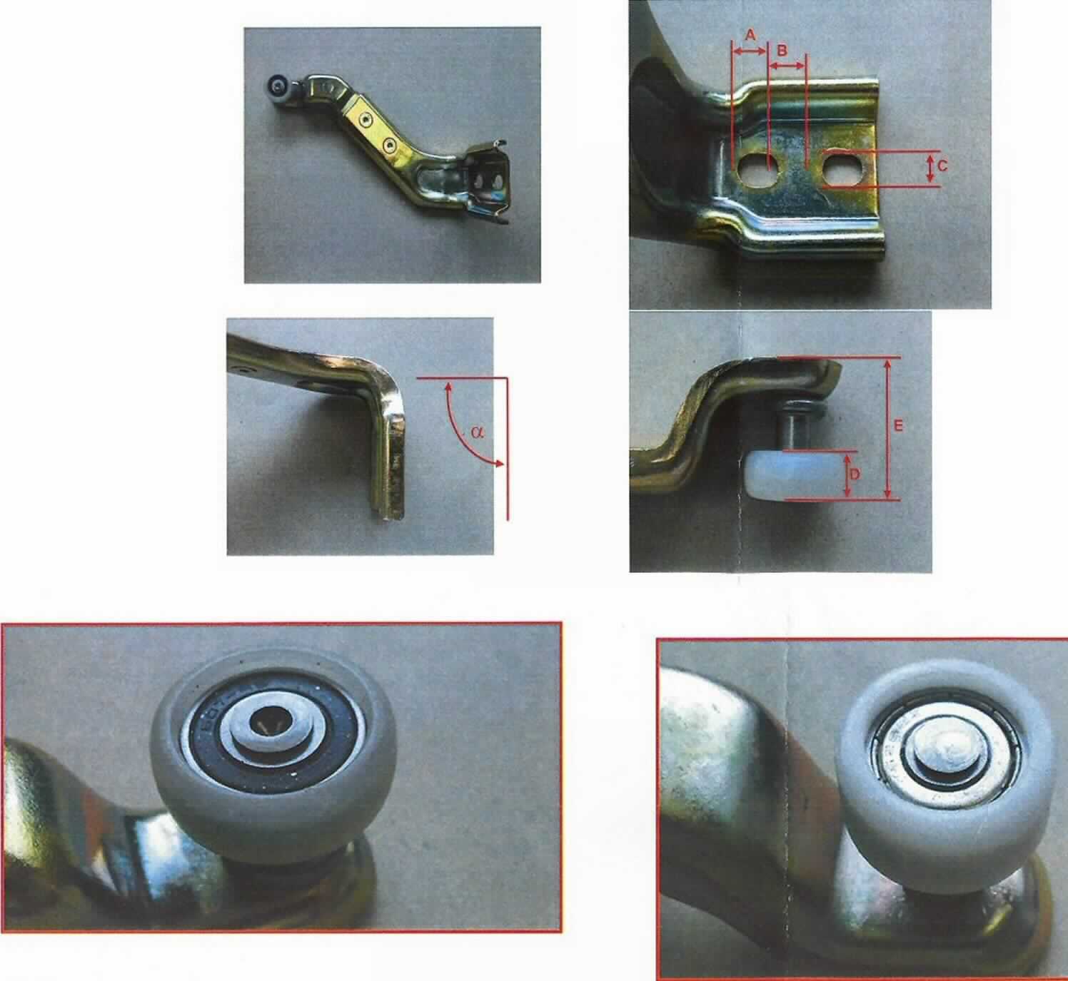 Bei den als "Rollenführung" bezeichneten Waren handelt es sich um Erzeugnisse, bestehend aus einer im Hinblick auf die Verwendung spezifisch geformten, abgewinkelten und gelochten Haltevorrichtung aus unedlem Metall (Stahl), an der an einem Ende eine kugelgelagerte Laufrolle mit Lauffläche aus Kunststoff mittels eines Bolzens und einer Mutter, jeweils aus unedlem Metall (Stahl), befestigt ist. An dem anderen Ende weist die Haltevorrichtung U-förmig umgebogene Seitenränder auf.
Die Erzeugnisse werden an einer Schiebetür für Kraftfahrzeuge befestigt und dienen dazu, die Schiebetür zu bewegen.
- Antragstellerangaben -
Bei den aus unedlem Metall und Kunststoff bestehenden Erzeugnissen ist das unedle Metall der Stoff, der insbesondere auf Grund des Umfangs der Ware den Charakter verleiht.

Abbildung siehe Anlage.

Derartige Erzeugnisse gehören als "andere Beschläge aus unedlen Metallen, für Karosserien (Kraftfahrzeuge)" zum TARIC-Code 8302 3000 00.
