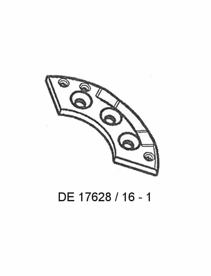 Es handelt sich um flache Ringsegmente aus gesintertem Stahl, die mit sechs Senkbohrungen versehen sind und entlang des Außenrandes eine Aussparung aufweisen.
Die Erzeugnisse sind Bestandteile eines Klappmechanismus zum Einbau von Klapptischen in Kraftfahrzeuge. Der Klappmechanismus wird an der hinteren Mittelkonsole befestigt.
- Antragstellerangaben -

Abbildung siehe Anlage.

Derartige Erzeugnisse gehören als "andere Waren aus Stahl, gesintert" zum TARIC-Code 7326 9096 90.

Nicht Position 8302, da die Waren nicht vom Positionswortlaut erfasst sind. Der Klappmechanismus wird an der Mittelkonsole und somit weder an der Karosserie noch an einem Möbelstück befestigt.