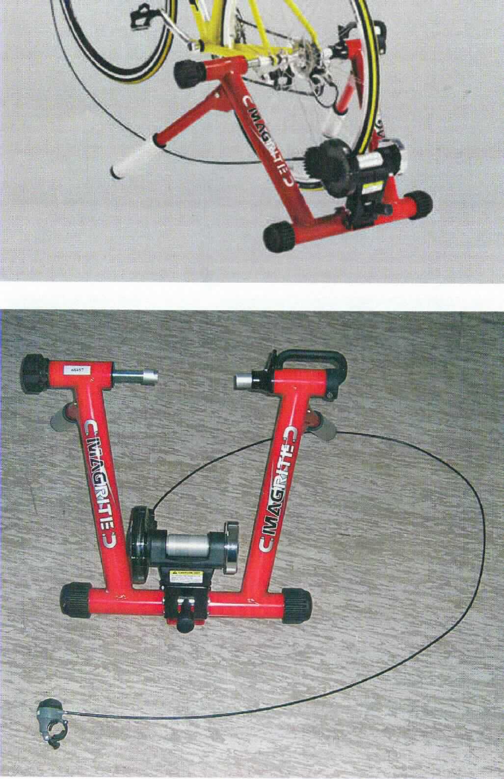 Bei dem Rollentrainer handelt es sich um ein Trainingsgerät für Zuhause, das zusammen mit einem Fahrrad (nicht Gegenstand dieser Auskunft), ähnlich einem Ergometer bzw. Hometrainer, verwendet werden soll.

Es besteht im Wesentlichen aus einem Gestell aus Metall mit eingebauter "Laufrollen-Vorrichtung mit Magnetbremse" und einer sog. Radklemmung zum Einspannen des Hinterrades sowie einer verkabelten Lenkerfernbedienung mit 5-facher Widerstandseinstellung. Das zusammenklappbare Gerät ist für Räder mit einer Achsbreite von 150-210 mm geeignet, verfügt über ein Schnellspannsystem und ist höhenverstellbar. Das Gewicht der Schwungmasse beträgt ca. 1,2 kg.

Die Ware ist als "Gerät und Ausrüstungsgegenstand für die allgemeine körperliche Ertüchtigung mit System zum Einstellen unterschiedlicher Belastungen, in diesem Kapitel anderweit weder genannt noch inbegriffen" einzureihen.