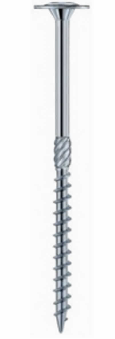 Es handelt sich um aus Stahl (Material: SAE 10B21, kein nicht rostender Stahl) gefertigte Schrauben mit Tellerkopf mit Innensechsrund (Torx; geschützte Marke) und einem nicht bis zum Kopf reichenden, selbstformenden Gewinde, das mit einer schräg zur Schraubenachse verlaufenden Schneidnut versehen ist, mit spitzem Gewindeende. Die Erzeugnisse weisen zwischen Gewinde und Schaft einen Drallschaft auf. 
Abmessungen: Gesamtlängen etwa 80, 100, 120, 140, 160, 180, 200, 220, 240, 260, 280, 300, 320, 340, 360, 380 oder 400 mm; Stiftdicke etwa 8 mm.
- Antragstellerangaben -

Abbildung siehe Anlage.

Derartige Erzeugnisse gehören als "andere gewindeformende Schrauben (keine Blechschrauben), aus Stahl" zum TARIC-Code 7318 1499 90.