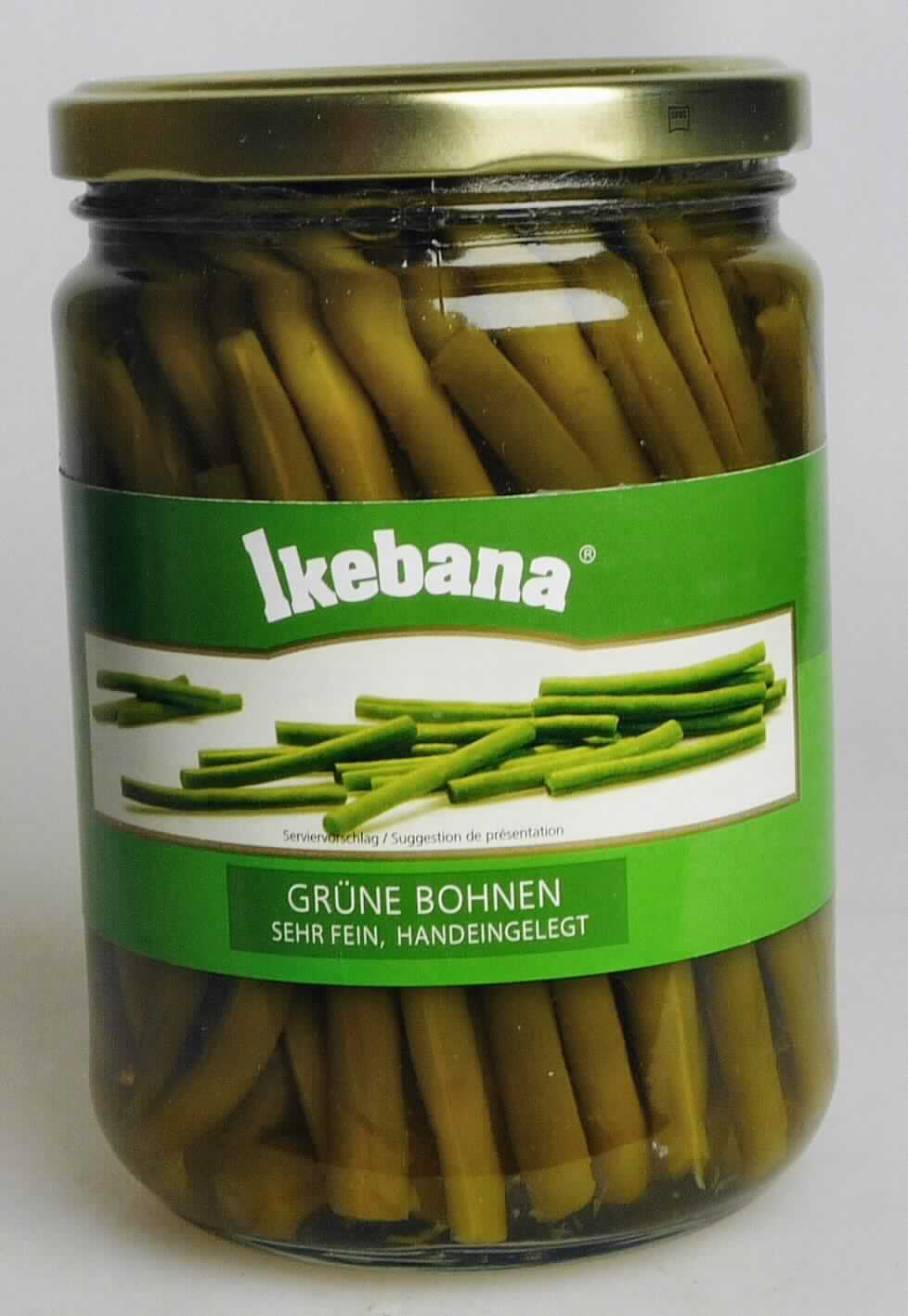 Bohnen (Phaseolus spp.), zubereitet.

Antragsangaben (als zutreffend unterstellt): Grüne Bohnen der Phaseolus Arten, ohne Essig zubereitet, in Wasser. Zutaten: Bohnen, Wasser, Salz. Verpackung: Gläser à 580 ml (530 g netto). 

Äußere Beschaffenheit des vorgelegten Warenmusters: in einem etikettierten Originalkonservenglas mit Metallschraubdeckel aufgemachte, grüne, ca. 10 - 13 cm lange, ganze Bohnen in einer gelb-grünlichen, klaren Aufgussflüssigkeit. Geschmack: schwach salzig, nach grünen Bohnen.
Warenaufschrift (mehrsprachig, auszugsweise): "Grüne Bohnen, sehr fein, handeingelegt; Füllmenge: 530 g; Abtropfgewicht: 250 g."

Anderes Gemüse, anders als mit Essig oder Essigsäure zubereitet oder haltbar gemacht, nicht gefroren, ausgenommen Erzeugnisse der Position 2006, Bohnen (Vigna-Arten, Phaseolus-Arten), andere.