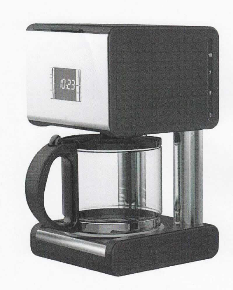 "Kaffeemaschine Comfort"
- aus einem Edelstahlgehäuse mit herausnehmbarem Filtereinsatz, hitzebeständiger, passgenauer Glaskanne 
  (Fassungsvermögen 1,5 l), Wassertank, Nachtropfsicherung, Warmhalteplatte und Ein-/Ausschalter 
  sowie eingebauter programmierbarer LCD-Digitalzeitschaltuhr, Abmessungen ca. 23,5 x 20 x31 cm,
- für eine Spannung von 220-240 Volt bei einer Leistungaufnahme bis 1080 Watt.
- zur Bereitung von Kaffee im Haushalt.
(Abbildung siehe Anlage)

Die Kaffeemaschine bestimmt den Charakter der Ware.

"Elektrowärmegerät für den Haushalt (Kaffeemaschine, zusammengesetzt mit nicht 
Charakter bestimmender Zeitschaltuhr); sog. Kaffeemaschine"
