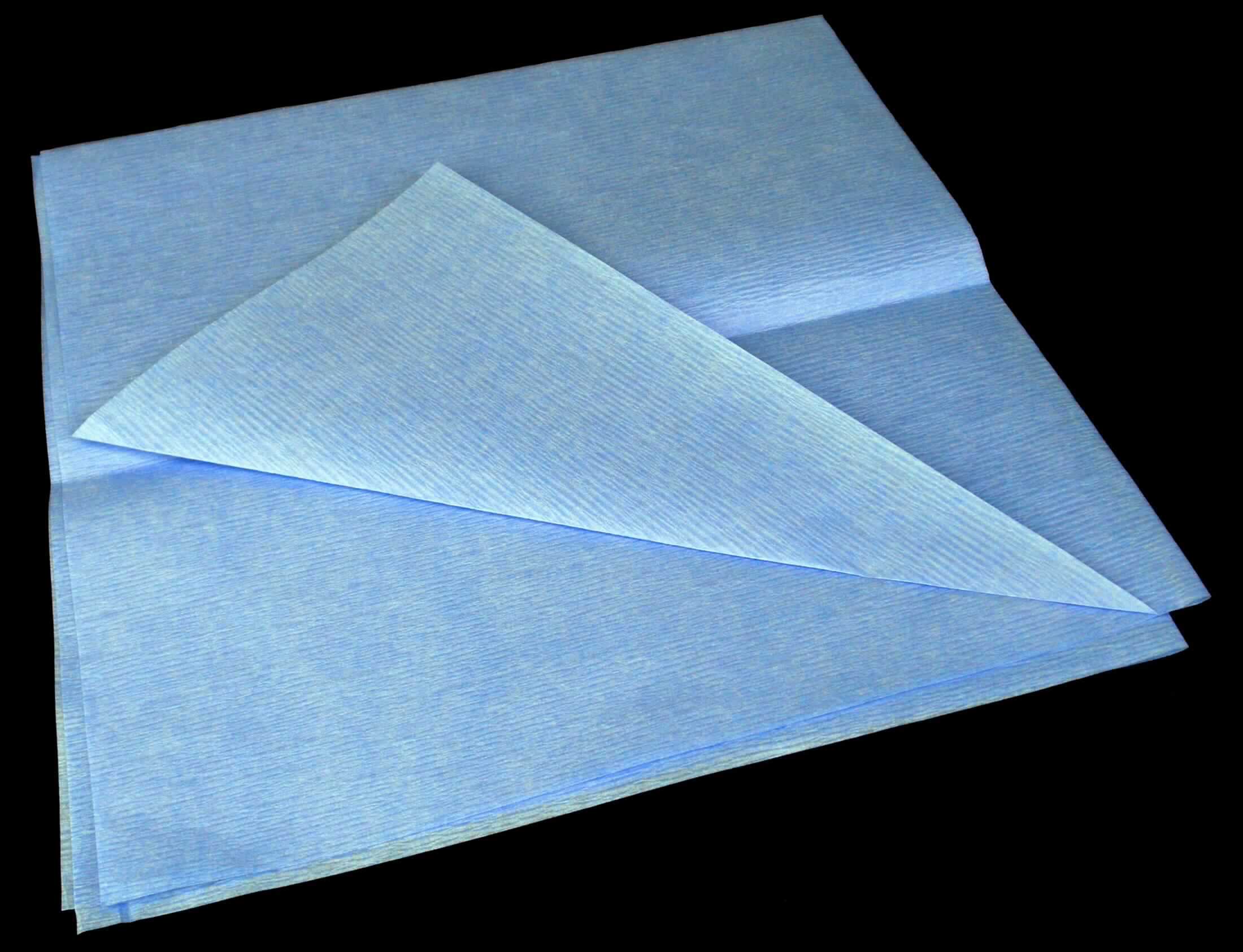 Es handelt sich nach den Angaben der Antragstellerin und dem Untersuchungsergebnis um ein einlagiges, gekrepptes, blaues Vlies aus einer Mischung aus überwiegend Zellstofffasern (mehr als 50 GHT) und Polyesterfasern. Das Erzeugnis wird in rechteckigen Bogen gehandelt, die ungefaltet auf einer Seite mehr als 36 cm und auf der anderen Seite mehr als 15 cm messen. Es hat ein Quadratmetergewicht von mehr als 25 g und ist zu 500 Stück in einem Karton verpackt. 

Abbildung siehe Anlage.

Derartige Erzeugnisse gehören als "Vliese aus Zellstofffasern, auch gekreppt, in quadratischen Bogen, die ungefaltet auf einer Seite  mehr als 36 cm und auf der anderen Seite mehr als 15 cm messen, mit einem Quadratmetergewicht pro Lage von mehr als 25 g" zur Codenummer 4803 00 39 00 0 des Zolltarifs, da es sich zolltarifrechtlich um eine aus verschiedenen Stoffen zusammengesetzte Ware handelt, deren wesentlicher Charakter nach dem Umfang durch die Zellstofffasern bestimmt wird.