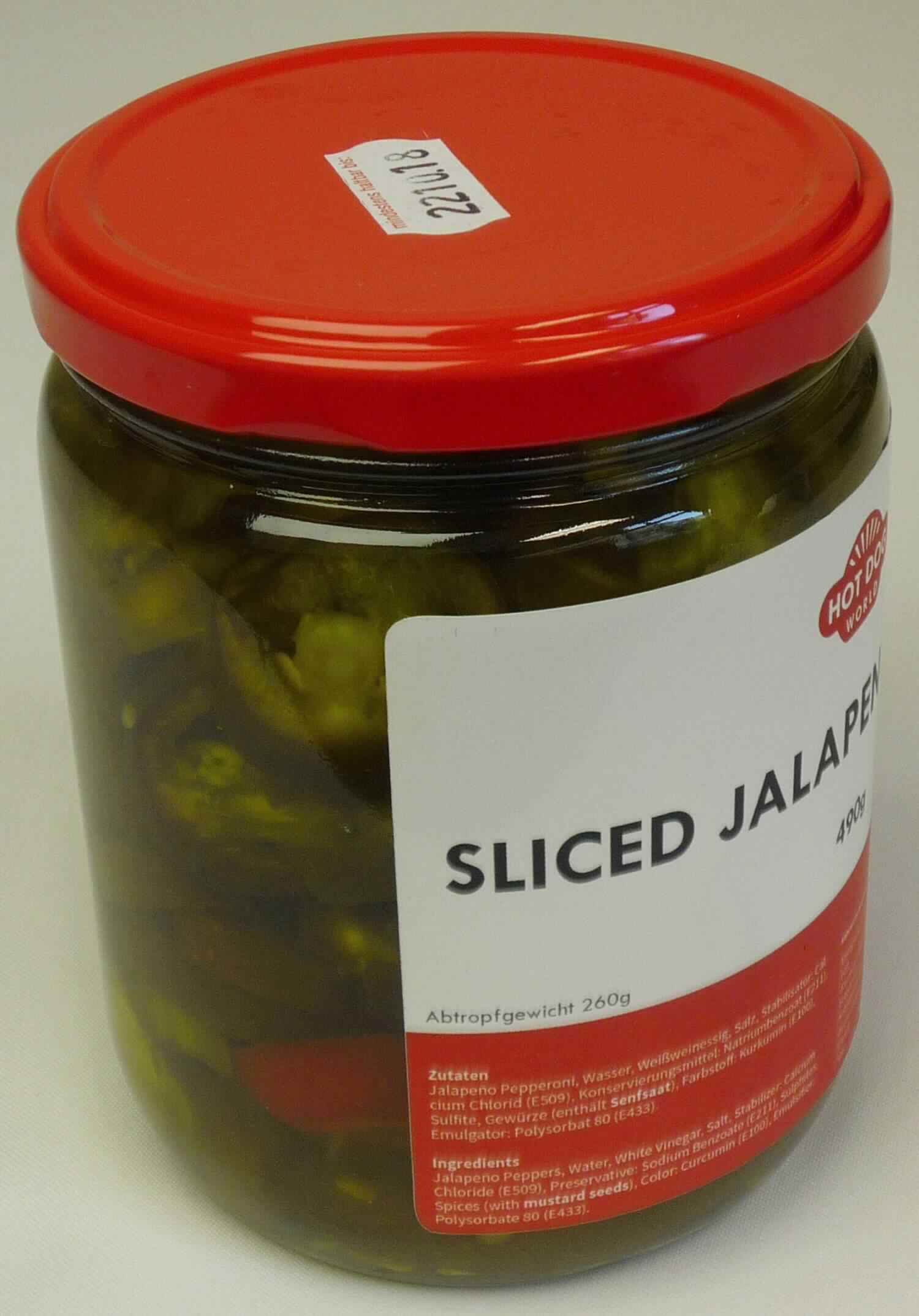 Jalapenos, eingelegt.

Antragsangaben (als zutreffend unterstellt): Jalapeno Chili-Schoten, eingelegt in Essigwasser. Verwendung: in der mexikanischen Küche, für Hot Dogs. Zutaten: Jalapeno Peperoni, Wasser, Weißweinessig, Salz, Stabilisator, Konservierungsmittel, Sulfite, Gewürze, Farbstoff, Emulgator. Essiggehalt: 19 % by vol.

Beschaffenheit des vorgelegten Warenmusters: in einer gelb-grünen, wässrigen Lake eingelegte, grüne, in Scheiben geschnittene Peperoni, abgefüllt in einem etikettierten Originalkonservenglas mit einem Inhalt von 490 g. Geschmack: sauer, salzig, sehr scharf, nach Peperoni mit brennendem Geschmack. Ermitteltes Abtropfgewicht: 262 g.
Gehalt an freier flüchtiger Säure i. S. der ZAnm 1 Kap 20 (gemäß Angabe): mehr als 0,5 GHT.

Gemüse, Früchte, Nüsse und andere genießbare Pflanzenteile, mit Essig oder Essigsäure zubereitet oder haltbar gemacht, andere, Früchte der Gattung Capsicum, mit brennendem Geschmack.