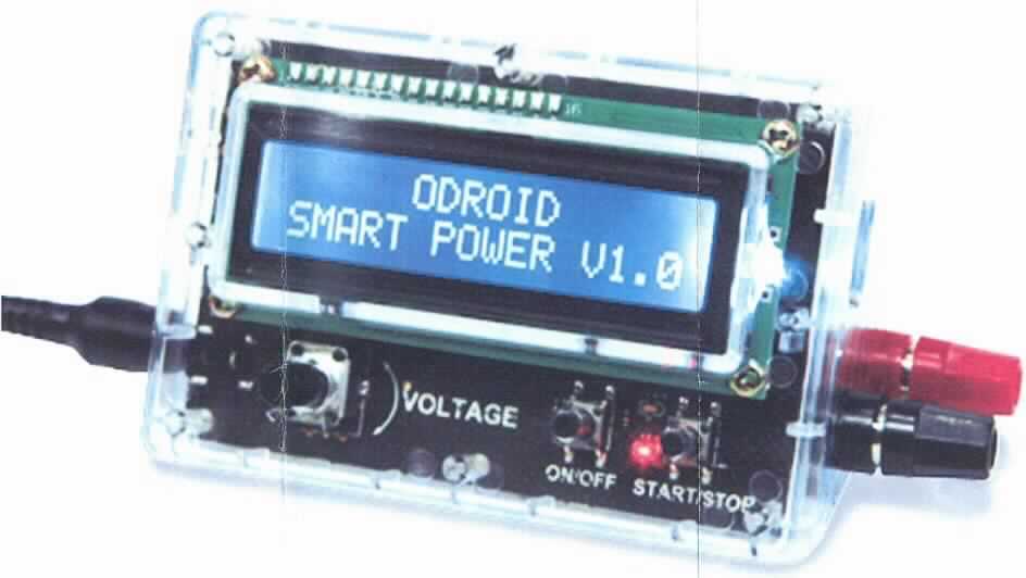 Kombiniertes Gerät, so genannter ODROID Smart Power, im Wesentlichen bestehend aus einem 96 mm x 62 mm x 63 mm (B x H x T) großen klaren Acryl-Pultgehäuse mit LED hintergrundbeleuchteter LCD (16 x 2 Zeichen) zum gleichermaßen Messen (ausgeübte Hauptfunktion) und optimieren der elektrischen Größen Volt, Ampere, Watt und Wattstunde.
Das im Bezug auf die Verwendung charakterbestimmende Gerät kann mittels Micro-USB an einen PC angeschlossen werden und wird mit Tischschaltnetzteil, USB-Kabel, Stromversorgungskabeln in einer gemeinsamen Verkaufsumschließung geliefert Warenzusammenstellung in Aufmachung für den Einzelverkauf.
Die Ware wird als "elektronisches Gerät zum Messen elektrischer Größen (Volt, Ampere, Watt und Wattstunde) - Multimeter, ohne Registriervorrichtung, nicht für zivile Luftfahrzeuge bestimmt" eingereiht.