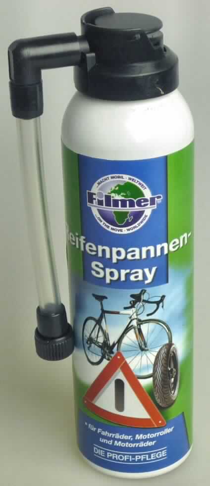 Angaben des Antragstellers: 
Reifenpannenspray
Ein Dichtungsmittel versiegelt die Reparaturstelle und pumpt den Reifen auf (Inhalt 150 ml).

Feststellungen an einem Warenmuster:
Spraydose mit 150 ml Inhalt eines weißen Schaums.
Die Spraydose enthält Treibgase (Butan, Propan und Isobutan), geringe Mengen Additive und als wirksamen Bestandteil Chlorbutadienkautschuk.

Die Ware stellt sich als nicht vulkanisierte Kautschukmischung in Form einer Lösung dar.