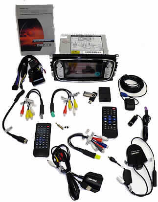 GPS-Funknavigationsgerät mit Autoradio/DVD-Kombination
- aus einem GPS-Funknavigationsmodul, Radio-Tuner einschließlich RDS-Decoder, DVD/CD-
  Player, digitalem Signalprozessor, Tonfrequenzverstärker, Mikrofon, Bluetooth-Funksende- 
  und -empfangsmodul und Bediengerät in einem Gehäuse mit berührungsempfindlicher 6,5'' 
  LCD-Anzeige, Bedienelementen, SD-Speicherkartenschacht, USB-Schnittstelle und Audio-, 
  Video- und Systemanschlüssen, Abbildung s. Anlage,
- zum Empfang der von Satelliten orts- und zeitgenau abgestrahlten Funksignale für die 
  Positionsbestimmung und Navigation - charakterbestimmend -, zum Empfang von 
  Rundfunksignalen im UKW/MW-Bereich und von Zusatzinformationen (RDS-Signale), zur
  Bild- und Tonwiedergabe von DVDs, CDs, SD-Speicherkarten und USB-Speichermedien, 
  zum Verstärken, Decodieren und Verarbeiten der Audiosignale, zum Empfangen, Konver-
  tieren und Senden von Audiosignalen im Bluetooth-Standard für das drahtlose Telefonieren 
  im Freisprechbetrieb mit Mobiltelefonen und zur Bedienung von externen Geräten (iPod, 
  Mobiltelefon, Rückfahrkamera, DVB-T Tuner, andere AV-Quellen) in einem Kfz,
- zusammen mit Beipack (GPS-Antenne, Kabel, Fernbedienungen, USB-Stick, Montage- 
  anleitung, Bedienungsanleitungen) in einer gemeinsamen Verkaufsumschließung.
Das Funknavigationsgerät bestimmt den Charakter des Ganzen.

"Funknavigationsgerät, Funknavigationsempfangsgerät, keine Baugruppe (zusammen-
 gesetzte Ware aus Funknavigationsgerät - charakterbestimmend -, Telekommunikations- 
 gerät, Bediengerät und Kombination aus Videogerät, Signalprozessor und Rundfunk- 
 empfangsgerät, in Warenzusammenstellung mit nicht charakterbestimmendem Beipack)"