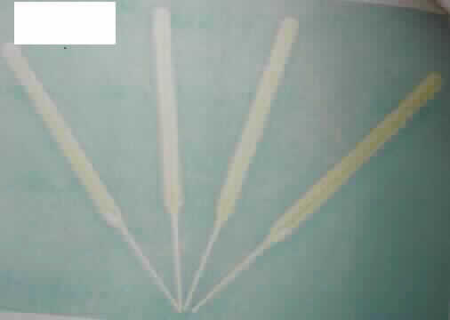 Glasware für Laboratorien, sog. Pasteurpipetten, Art. Nr. 747715, Foto siehe Anlage,
- aus gewöhnlichem Glas (laut Antrag),
- in Form eines Röhrchens,
- mit einer länglichen, schmäler gearbeiteten Spitze,
- mit einer Verengung zur Aufnahme eines Wattestopfens,
- mit einem Aufnahmevolumen von ca. 2 ml,
- mit einer Länge von ca. 15 cm,
- mit einem Durchmesser von ca. 0,7 cm (breites Ende) und von ca. 0,1 cm (Spitze).

"Glaswaren für Laboratorien, aus anderem Glas als in den Unterpositionen 7017 1000 und 7017 2000 genannt"