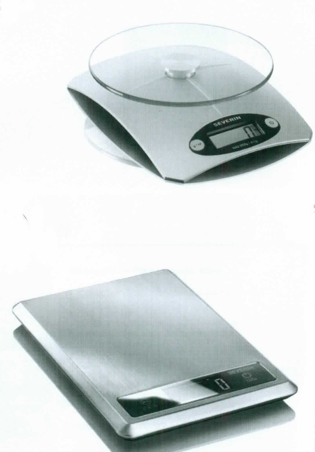 Küchenwaage,
- aus einem Wiegeteller mit LCD-Anzeige und Bedienelementen (Abbildung siehe Anlage),
- zum Wiegen von Lebensmitteln bis 5000 g bzw. 5300 g mit einer Genauigkeit von 1 g.

"Waage mit einer Empfindlichkeit über 50 mg, Haushaltswaage - Küchenwaage"