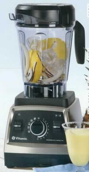 Standmixer Vitamix Pro 750,
- aus einem Gehäuse mit eingebautem Elektromotor (Abmessungen BxTxH: 196 x 239 x 442 mm), mit 
  einem abnehmbaren Mixbehälter aus Kunststoff (Fassungsvermögen: 2 Liter), Deckel, Stößel und 
  Netzteil (Abbildung siehe Anlage),
- mit einer Leistung von max. 1400 Watt,
- zum Zerkleinern und Mischen von Lebensmitteln im Haushalt,
- in einer gemeinsamen Verkaufsumschließung mit Bedienungsanleitung, Kochbuch und DVD (Beipack).
Der Standmixer bestimmt den Charakter des Ganzen.

"Elektromechanisches Haushaltsgerät mit eingebautem Elektromotor, Lebensmittelzerkleinerungs- und -mischgerät (Warenzusammenstellung aus Standmixer -charakterbestimmend- und Beipack) - Standmixer"