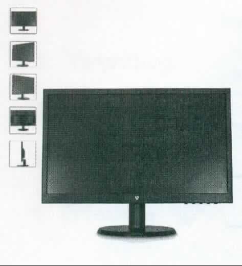 Farb-LCD-Monitor, VPN: V7 L215DS-2E
- aus einer 21,5 Zoll Flüssigkristallanzeige (Bildschirmdiagonale: 54,6 cm, Bildschirmformat:
  16:9, Auflösung: 1920 x 1080 Pixel), Hintergrundbeleuchtung, Signalelektronik, Lautsprecher,
  Bedienelemente und Status-LED in einem Gehäuse mit dreh- und neigbarem Standfuß,
  mit DVI- und D-Sub-Anschluss (Abbildung siehe Anlage),
- von der hauptsächlich in einem automatischen Datenverarbeitungssystem der Position 8471
  verwendeten Art,
- zusammen mit Beipack (Handbuch, Kabel) in einer gemeinsamen Verkaufsumschließung.
Der Farb-LCD-Monitor bestimmt den Charakter des Ganzen. 

"Monitor, ohne eingebautes Fernsehempfangsgerät, mit Flüssigkristallanzeige, von der ausschließ-
 lich oder hauptsächlich in einem automatischen Datenverarbeitungssystem der Position 8471
 verwendeten Art, in Warenzusammenstellung mit nicht charakterbestimmendem Beipack"