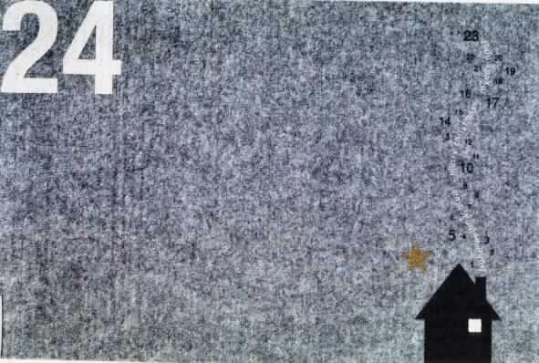 Ware zur Innenausstattung, sog. Filz Tischset grau mit Haus, Artikel 87738, Foto siehe Anlage,
- rechteckig, in den Abmessungen: 30 cm x 45 cm; mit einer Dicke von etwa 5 mm,
- laut Untersuchungsergebnis bestehend aus Filz aus Wolle,
- mit einem angenähten Etikett (konfektioniert),
- links oben mit der Zahl 24 sowie rechts mit einem stilisierten Haus mit rauchendem Schornstein
  (dargestellt durch einen geschwungenen Schriftzug und die Zahlen 1 bis 23) bedruckt,
- wird insbesondere wegen des Materials üblicherweise nicht gewaschen (somit keine Tischwäsche der
  Position 6302),
- mit eigenem Gebrauchswert (damit kein Weihnachtsartikel der Position 9505),
- kennzeichnet sich aufgrund des Verwendungszwecks als Ware zur Innenausstattung.

"Andere Ware zur Innenausstattung (Tischset), aus Filz aus Wolle"