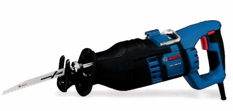 Säbelsägen
- aus einem von Hand zu führenden Gerät mit eingebautem Elektromotor mit einer
  Nennaufnahmeleistung von 1.300 W (und 1.100 W) und einer Hubzahl bei Leerlauf
  von 0 - 2900 min-1 (und 0 - 2.700 min-1), Sägeblatt, Ein-/Aus-Schalter, Anschlusskabel,
  Bosch-SDS-System und einem Gewicht von 4,1 kg (und 3,9 kg),
- zum Sägen von Werkstoffen.

"Von Hand zu führendes Werkzeug mit eingebautem Elektromotor, Säge, andere als
  Ketten- oder Kreissäge - sog. Säbelsäge"