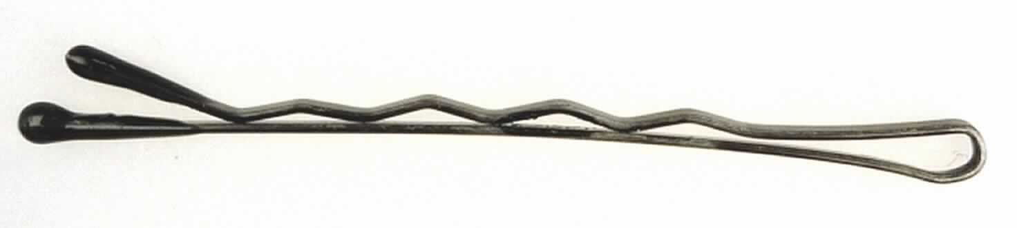 Sog. "Haarklemme "Diane Bob Pin, Rupper tipped", Art.-Nr.: 350026", in Form einer ca. 5 cm langen, u-förmig gebogenen, auf der Oberseite wellig geformten Haarnadel aus
unedlem Metall mit kugelförmig auslaufenden Spitzen.

Diese Ware ist als "Haarnadel, andere als Frisierkämme, Einsteckkämme, Haarspangen und
dergleichen" einzureihen.
