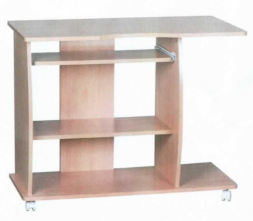 Bei dem sog. "Wohnling Computertisch Diana Buche, Art.-Nr. WL1.331" handelt es sich um einen ca. 90 x 50 x 72 cm (= B x T x H) großen Computertisch aus Holz, im Wesentlichen bestehend aus einer rechteckigen Tischplatte, einer darunter angebrachten ausziehbaren Platte (sog. "Tastaturauszug"), einem weiteren Regalboden und einer Bodenplatte, an der vier Rollen befestigt sind. 
Die linke Seitenwand schließt mit dem Bodenregal ab, die rechte Seitenwand ist versetzt angebracht, so dass an der rechten Außenseite ein Platz für den PC entsteht.

Die Ware ist als "anderes als von den Positionen 9401 und 9402 erfasstes Holzmöbel, von der in Büros verwendeten Art, mit einer Höhe von weniger als 80 cm, Schreibtisch" einzureihen.