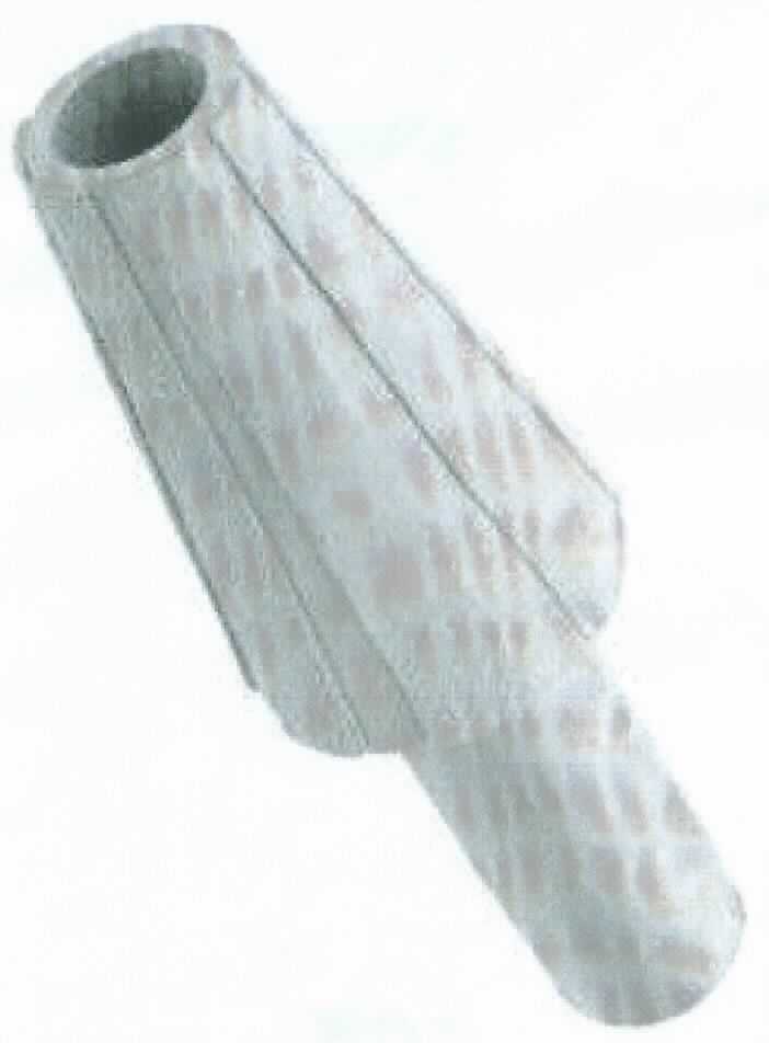 Ware aus Leder, Kegelreiniger, sog. Kegelwischer, Abbildung siehe Anlage, 
aus verschiedenen Stoffen zusammengesetzte Ware in Form eines kegelförmigen Reinigungsgerätes, 
bestehend aus: 
- Leder, in Form von schmalen, länglichen Streifen, aufgebracht auf den Kegel, 
- Kunststoff, in Form eines kegelförmigen Grundkörpers mit Schaft aus Polyvinylchlorid (lt. Antrag Hart-PVC), 
- das Leder bestimmt nach dem Wert (lt. Antrag) und der Bedeutung im Hinblick auf die Verwendung den Charakter 
  der Ware, 
- zur Verwendung als Hilfsmittel zur Reinigung von Werkzeugaufnahmen (lt. Antrag), 
- keine Einreihung in das Kapitel 84, da Waren zu technischen Zwecken aus Leder gemäß Anmerkung 1 b) zu Ab- 
  schnitt XVI von diesem Abschnitt ausgenommen sind.

"Andere Waren aus Leder, zu technischen Zwecken, keine Treibriemen und Förderbänder"