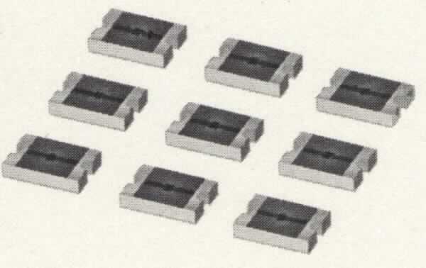 Spannungsabhängiger Widerstand 
- auf Basis eines Polymergemisches mit spannungsabhängigen elektrischen Eigenschaften, 
- in SMD-Bauweise mit zwei Anschlüssen (Abbildung siehe Anlage), 
- für eine  typische Leistung von 100 mW,
- zur Verwendung als Übespannungsschutz.

"Elektrischer Festwiderstand, kein Kohlemasse- oder Kohleschichtfestwiderstand, für
eine Leistung von 20 W oder weniger"