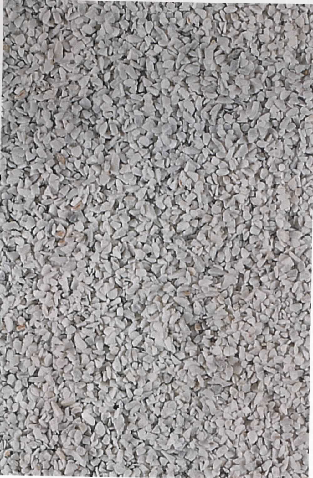 Angaben:
Split CARRARA
Bearbeitung: gebrochen
Farbe: weiß
Material: Marmor
Herkunft: Italien 
Größe: 9-12 mm, 25 kg / Sack 

Befund:
Körnungen/Granalien, Splitter und Mehl von Steinen der Position 2515