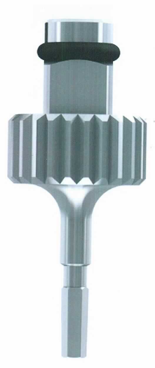 Chirurgisches Instrument, sog. Sechskantschlüssel kurz, Art.-Nr. THD, bestehend aus einem spezifisch geformten Instrument aus Werkzeugstahl, mit einer Länge von 14,5 mm, einseitig mit einem Sechskant von 1,25 mm, in der Mitte verbreitert und mit einer Riffelung versehen, mit einem 4 mm externen Vierkant.
Äußere Form: siehe Abbildung in der Anlage.
Der Schlüssel ist zum Verschrauben von Prothetikkomponenten mit Sechskant-Schraubenkopf (nicht Gegenstand dieser Auskunft) vorgesehen und wird von Zahnärzten oder Zahntechnikern verwendet.

Die Ware wird als "zahnärztliches Instrument, nicht von den Unterpositionen (KN) 9018 1100 bis 9018 4100 erfasst" eingereiht.