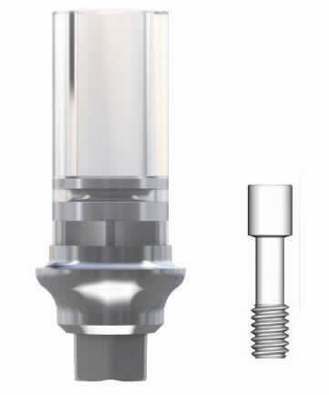 Abutment (künstlicher Zahnstumpf/Implantataufbau), sog. angussfähiges Gold-Abutment, für Plattform 3,2 mm (TRI-Narrow-Implantate), Art.-Nr. TN30-45, in Form einer Warenzusammenstellung in Aufmachung für den Einzelverkauf, bestehend aus einem zylindrischen, geraden, an einem Ende abgestuften Abutment (charakterbestimmender Bestandteil im Hinblick auf die Verwendung) aus einer angießbaren Goldhülse aus einer Hochgold-Legierung (HMA) und einer rückstandsfrei ausbrennbaren Kunststoffhülse (POM) sowie einer Halteschraube aus Titan Grad 5 (Art.-Nr. RS-TN10). Das Abutment ist rotationsgesichert und hat einen Durchmesser (Austrittsprofil) von 4,5 mm. Die Kunststoffhülse stellt eine Modellierhilfe für den Zahntechniker dar, sorgt für einen sauberen Abschluss des Schraubenkanals und ist fest mit der Goldhülse verbunden.
Äußere Form: siehe Abbildung in der Anlage.
Mit dem Gold-Abutment können mit Hilfe der Angusstechnik Einzelkronen, individuelle Abutments und Teleskop- bzw. Konuskronen hergestellt werden. Es wird mit Hilfe der Schraube auf ein künstliches Zahnwurzelimplantat (nicht Gegenstand dieser Auskunft) geschraubt und dient so der Befestigung im Kiefer des Menschen. Anschließend wird der Aufbau mit der endgültigen Versorgung (ebenfalls nicht Gegenstand dieser Auskunft) versehen. Die Bestandteile der Warenzusammenstellung sind gemeinsam in einer Blisterverpackung untergebracht.

Die Ware wird als "Teil, erkennbar hauptsächlich für eine Ware der Zahnprothetik der Position 9021 2900 bestimmt" eingereiht.