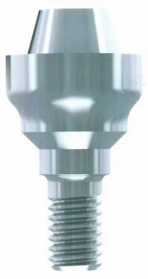 Abutment (künstlicher Zahnstumpf/Implantataufbau), sog. verschraubbares Universal-Abutment, gerade, einteilig, für Plattform 3,5 mm (TRI-Vent-Implantate), Art.-Nr. TV40-02, bestehend aus einem zylindrischen, einseitig kegelförmigen, abgestuften Vorrichtung aus einer Titanlegierung mit einem Durchmesser (Austrittsprofil) von 4,5 mm für eine verschraubte Restauration.
Äußere Form: siehe Abbildung in der Anlage.
Das steril verpackte Abutment wird mit Hilfe einer Schraube auf ein künstliches Zahnwurzelimplantat (beides nicht Gegenstand dieser Auskunft) geschraubt und dient so der Befestigung im Kiefer des Menschen. Anschließend wird der Aufbau mit der endgültigen Versorgung (ebenfalls nicht Gegenstand dieser Auskunft) versehen.

Die Ware wird als "Teil, erkennbar hauptsächlich für eine Ware der Zahnprothetik der Position 9021 2900 bestimmt" eingereiht.