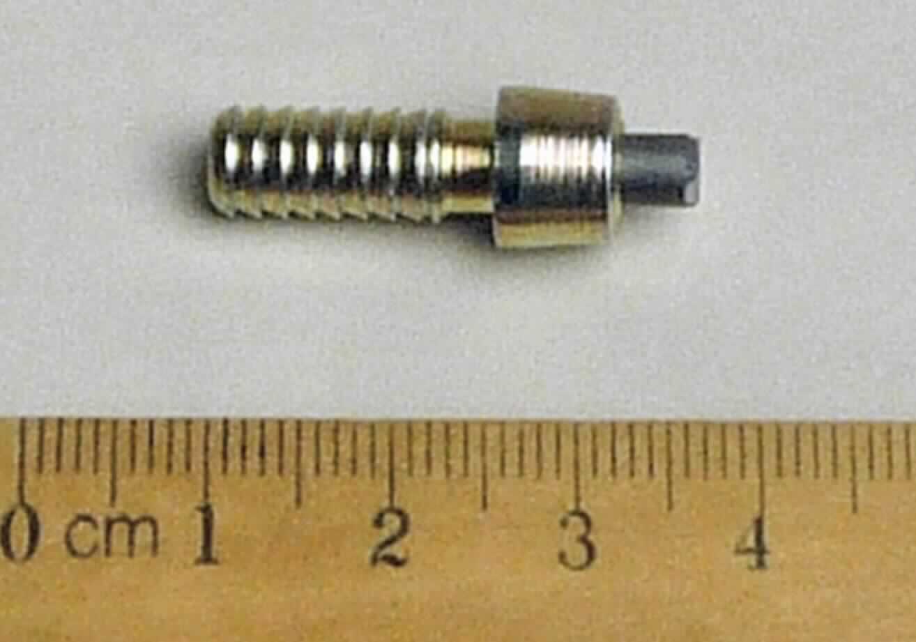 Teil für Stöcke, sog. Stockspitze für Wanderstöcke, Artikel 5071398, Foto siehe Anlage,
- annähernd zylinderförmig; mit eine Länge von ca. 2,8 cm,
- mit einem Schaft mit Aufwalzungen ohne Steigung (kein Gewinde) aus laut Antrag Stahl,
- an einem Ende mit einer sternförmig ausgearbeiteten "Spitze" aus laut Antrag Hartmetall,
- dient als Stockspitze für Wander-/Walkingstöcke; stellt sich als Teil von Gehstöcken der Position 6602 dar,
- keine Ware der Position 7326, da Waren der Position 6603 nicht zum Abschnitt XV gehören.

"Teil für Waren der Position 6602 (Stockspitze)"