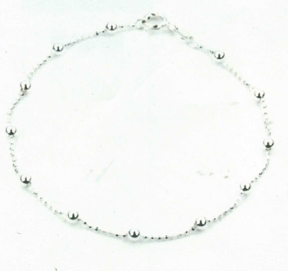 Es handelt sich um vollständig aus einer Silberlegierung (925er Silber) hergestellte Armbänder (Länge: etwa 19 cm) aus durch Stege miteinander verbundenen kleinen Kugeln, in die in regelmäßigen Abständen größere Kugeln eingearbeitet sind. Die Armbänder sind mit einem Federringverschluss ausgestattet und in einer Geschenkbox verpackt.
- Antragstellerangaben-

Abbildung siehe Anlage.

Derartige Erzeugnisse gehören als "Schmuckwaren aus Edelmetallen (Silber)" zur Codenummer 7113 1100 00 0 des Zolltarifs.